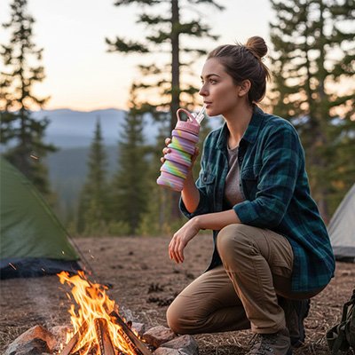 Gourde-pliable-feu-de-camp