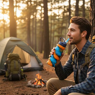 Gourde-pliable-hydratation-bivouac