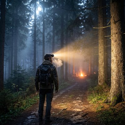 Lampe frontale lumière