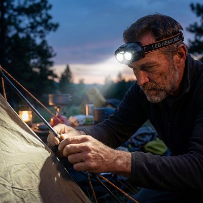 Lampe frontale precise