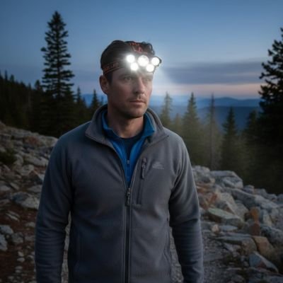 Lampe-frontale-rechargeable-chemin-montagne